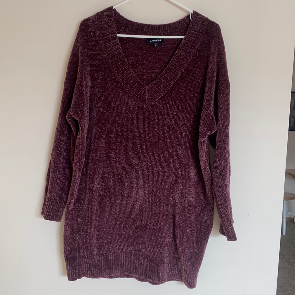Purple Sweater Dress